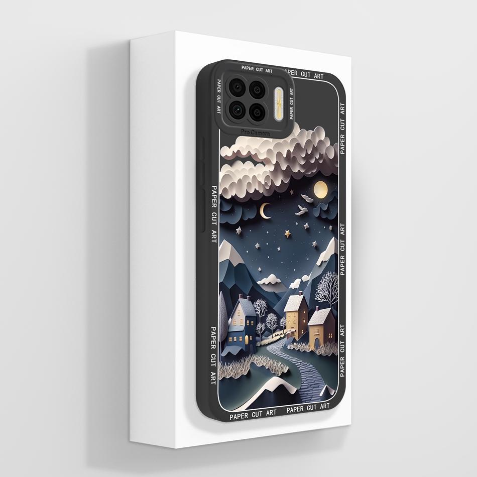 Чехол для телефона Oppo Reno 4 Lite / Reno 4F, простой, с бабочкой, защита камеры, задняя крышка, мягкий жидкий силикон, противоударный бампер