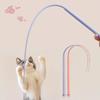 Cat Simulation Mouse Tail Interactive Cat Teaser Wand Pet Interactive Toys for Kitten Catching Toy Playing Teaser Cat Supplies