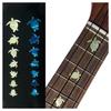 Jockomo Sea Turtle Position Marker Set, Customizable Inlay Stickers for Ukulele