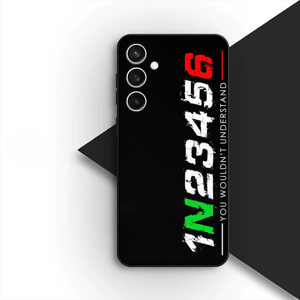 Cover for Samsung Galaxy S20 S22 S21 FE Ultra Plus A07 A17 A15 A16 A25 A57 A37 Phone Case Motor 1N23456 Motorcycle Motorbike