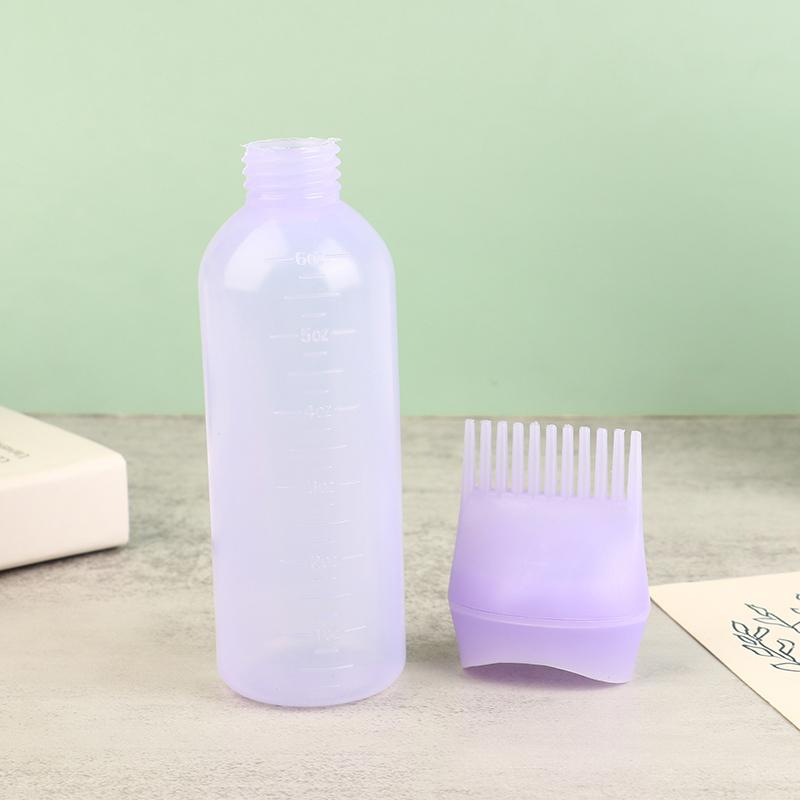 1 шт. 120 мл пластиковый флакон-аппликатор для масла для волос, флакон для парикмахерского шампуня, многоразовый флакон для окрашивания волос, инструменты для укладки