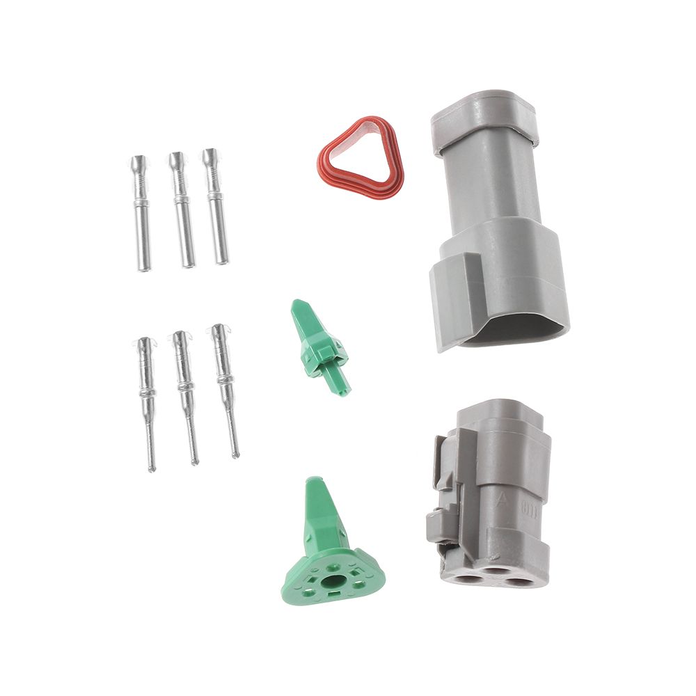 2/ 3/ 4/ 6/ 8/ 12P Seal Kits Male and Female Waterproof Connector Socket Plug Wiring DT06/04