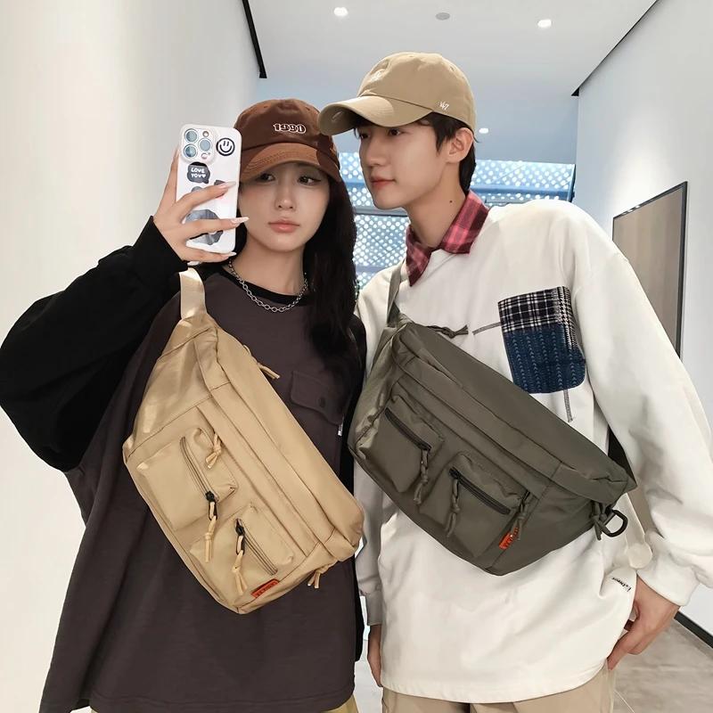 Casual Basic Style Zipper Waist Packs Simplicity 2026 High Quality Crossbody Bags for Women Youth Simplicity Bolsas Para Mujeres