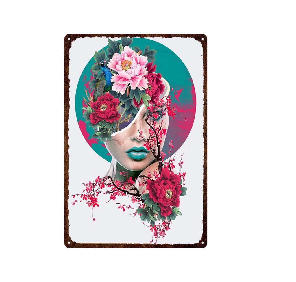 Скелет Череп Металлические Оловянные Вывески Мексиканский Фестиваль День Мертвых Доска Настенная Живопись Плакат Партии Магазин Домашние Тату-салоны Декор