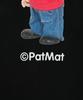 LAUGHER [Pat&Mat] Motion Mat T-Shirt - Black