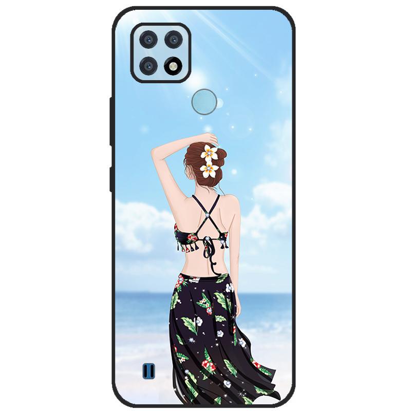 For Realme C21 Case Soft Tpu Silicone Case For OPPO RealmeC21 C 21 Phone Cover Fundas RMX3201 Bumper Case For Realme C21 Cover