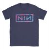 Nine Inch Nails NIN Men T Shirt Funny Tee Shirt Short Sleeve Round Collar T-Shirt Pure Cotton Gift Idea Clothes