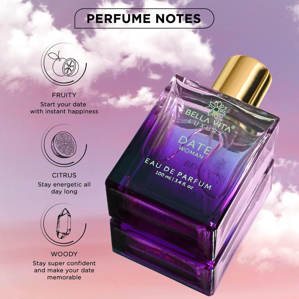 Женские духи Bella Vita Luxury Date Eau De Parfum с розовым перцем,