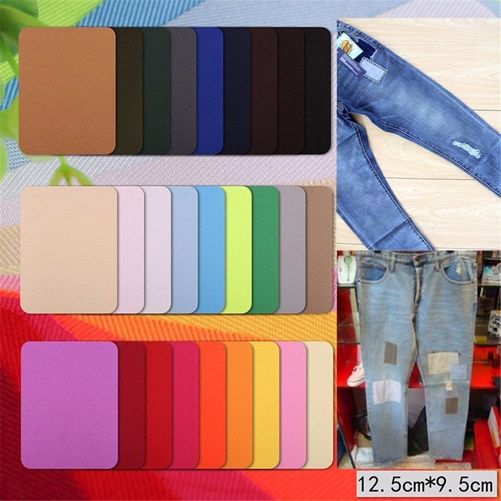 New Thermal Transfer Sewing-on Apparel Applique Self Adhesive Patches Route Iron-on Fabric Jacket Repair