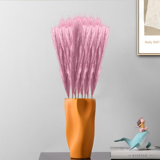 Искусственная трава, реалистичная декоративная тонкая работа, практичная искусственная тростниковая сцена, макет садовых принадлежностей