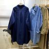 Женская свободная рубашка-поло с длинным рукавом 2025 года - Стиль для ранней осени, для поездок на работу, с высокомарганцевой стиркой