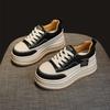 Spring and Autumn Women's Shoes Thick-soled Inner Heightening Board Shoes New Popular Shoes Versatile Casual Sports Little White Shoes Women