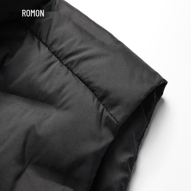 ROMON Мужской легкий жилет с воротником-стойкой, 90% пух белой утки
