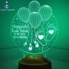3D Customizable/ Birthday Themed Night Lamps Kids Lamp Moon Night Light Room Lamp Desk Decor Cool Lamps