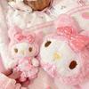 Милая Клубничная Горничная Кружево В горошек Рот My Melody Плюшевая игрушка Белая Ягодная Мелодия Плюшевый кошелек-монетница Девочковое Сердце Подарок
