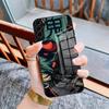 Чехол для телефона с маской самурая для Samsung A25 A13 A33 5G A54 A36 A35 A56 A52 A14 Ударопрочный стеклянный чехол