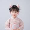 Tassel Chinese New Year Headwear Butterfly Ancient Style Red Hairband Children Wig Headband  Daily