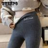 Lamb Velvet Leggings Women Winter Plus Velvet Thick Outer Wear High Waist Trousers Plus Size
