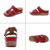 35-44 Summer Women Premium Orthopedic Open Toe Sandals Female Slippers Buckle Strap Vintage Anti-slip Breathable Slippers Plus Size Sandals
