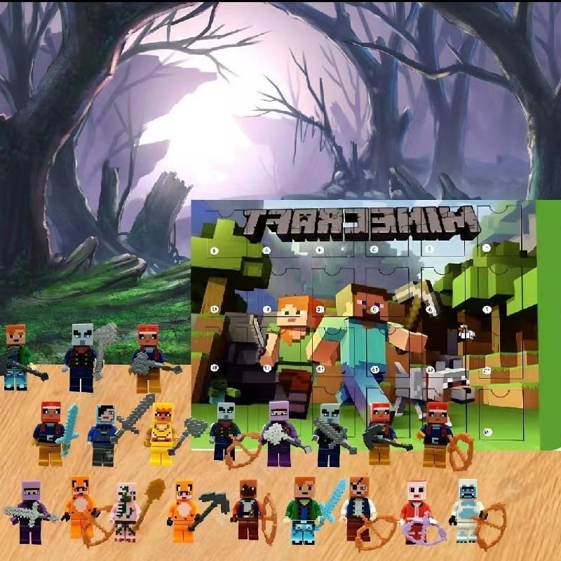 Календарь ожидания Рождества One Luffy Piece на 24 дня Аниме ПВХ Подарки Украшение