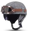 Vintage-Style Open Face Motorcycle Helmet Adults Unisex ABS Half With 3C Certification