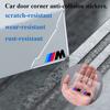 kfwhl7 4Pcs Car Door Corner Cover Bumper Crash Protection Stickers For BMW M5 M4 M3 F20 F40 F22 F30 E90 F32 F10 F06 F07 F46 E60 Z4 G20