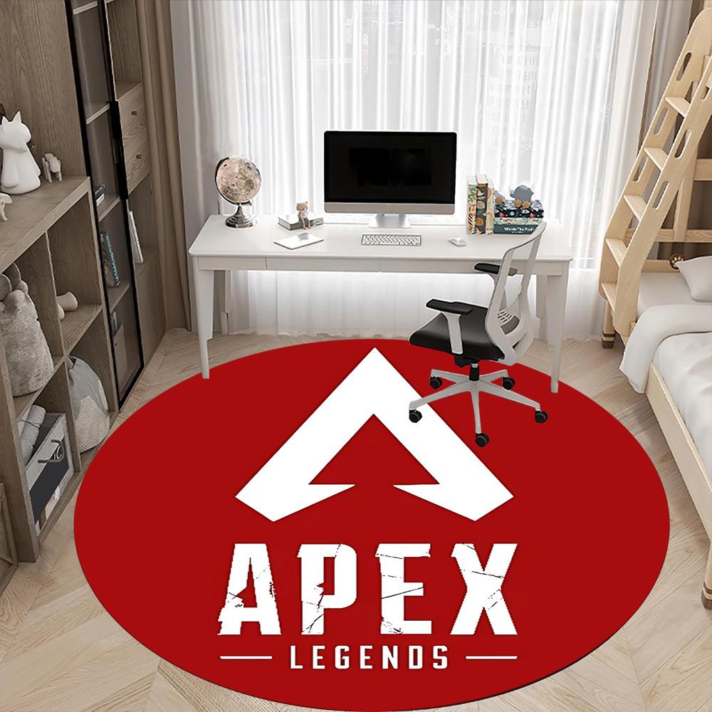 1 шт. Коврик Apex Legends для стула для офиса, нескользящий, машинная стирка, для офиса, комнаты, праздничный декор на Рождество, день рождения, полиэстер