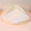 Hamster Litter Box Pet Corner Toilet Small Pet Potty Trainer Litter Tray Habitat Decor for Squirrel Chinchilla Rabbit