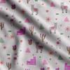 Soimoi Llama Alpaca Print,  Cotton Cambric, Quilting Fabric Sold by The Yard 42 Inch Wide, Medium Weight Cotton Fabric, Sewing  Supplies,
