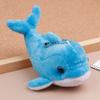 Plush Cartoon Plush Whale Keychain Soft Stuffed Whale Pendant  Children Toys