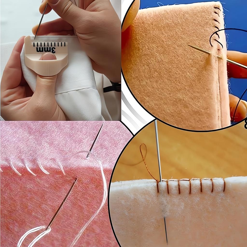 Anti Slip Sewing Template Kit for Consistent Stitching - DIY Sewing Guide Tool, Patchwork, and Sewing Assist Tool for Beginners To Conveniently