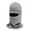 Masked Scarf Cover Hat Integrated Knitted Wool Scarf Winter Warm Solid Color Hat Ear Protection Scarf Ski Cap