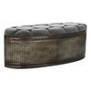 Banc Banquette - DKD Home Decor - Métal - Gris - Confortable - Design Contemporain