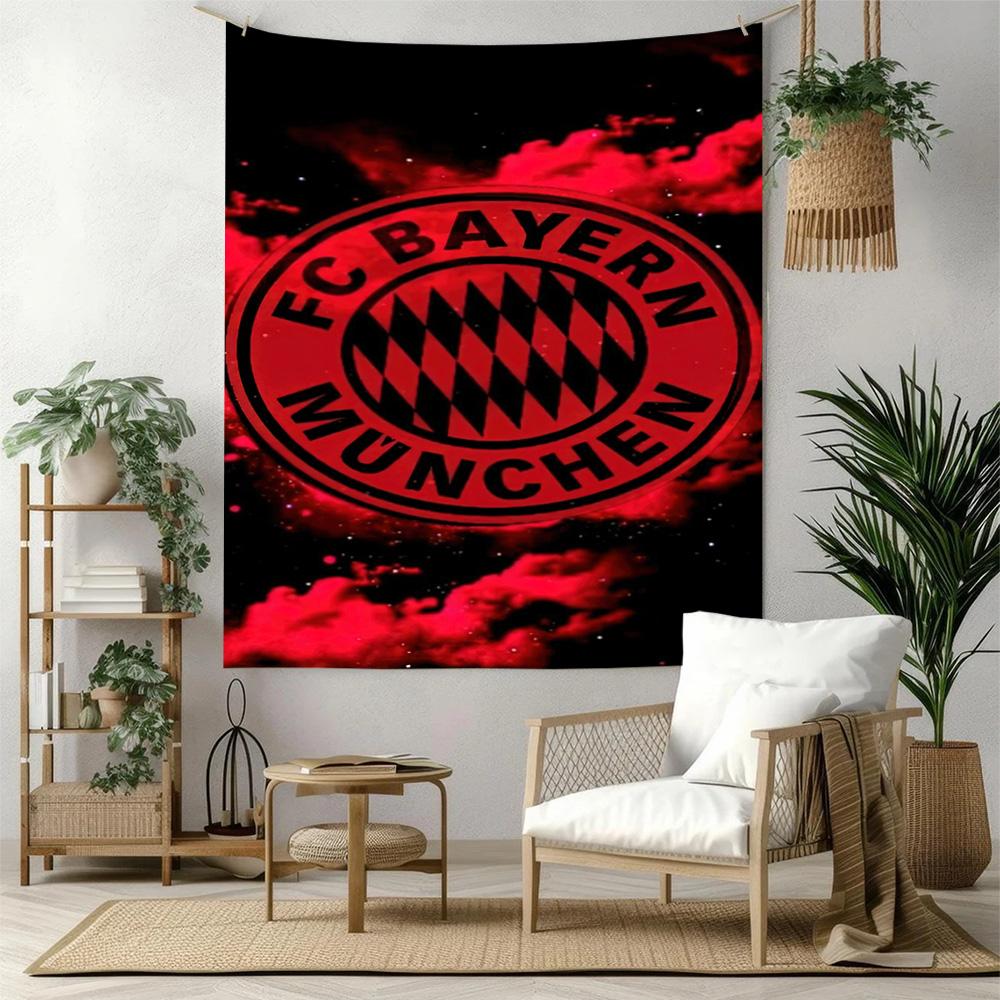 Fc Bayern Munich Wall Decor Tapestry Art For Pet Memorial Birthdaywedding Party Backdrop Family Gift