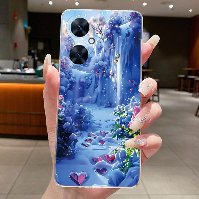 Чехол для телефона Huawei Nova 11 SE 12 SE BNE-LX1 Прозрачный Силиконовый Милый Мультяшный Кот Задняя Крышка для Nova 11SE 12SE Бампер