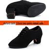 Women's Latin Square Dance & Practice Shoes - Oxford Cloth