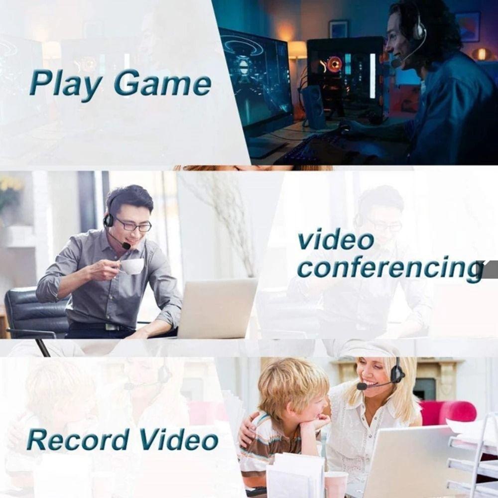 Stereo Sound USB Computer Headphone Noise Cancelling Gaming Headset  for Computer/Laptop Office