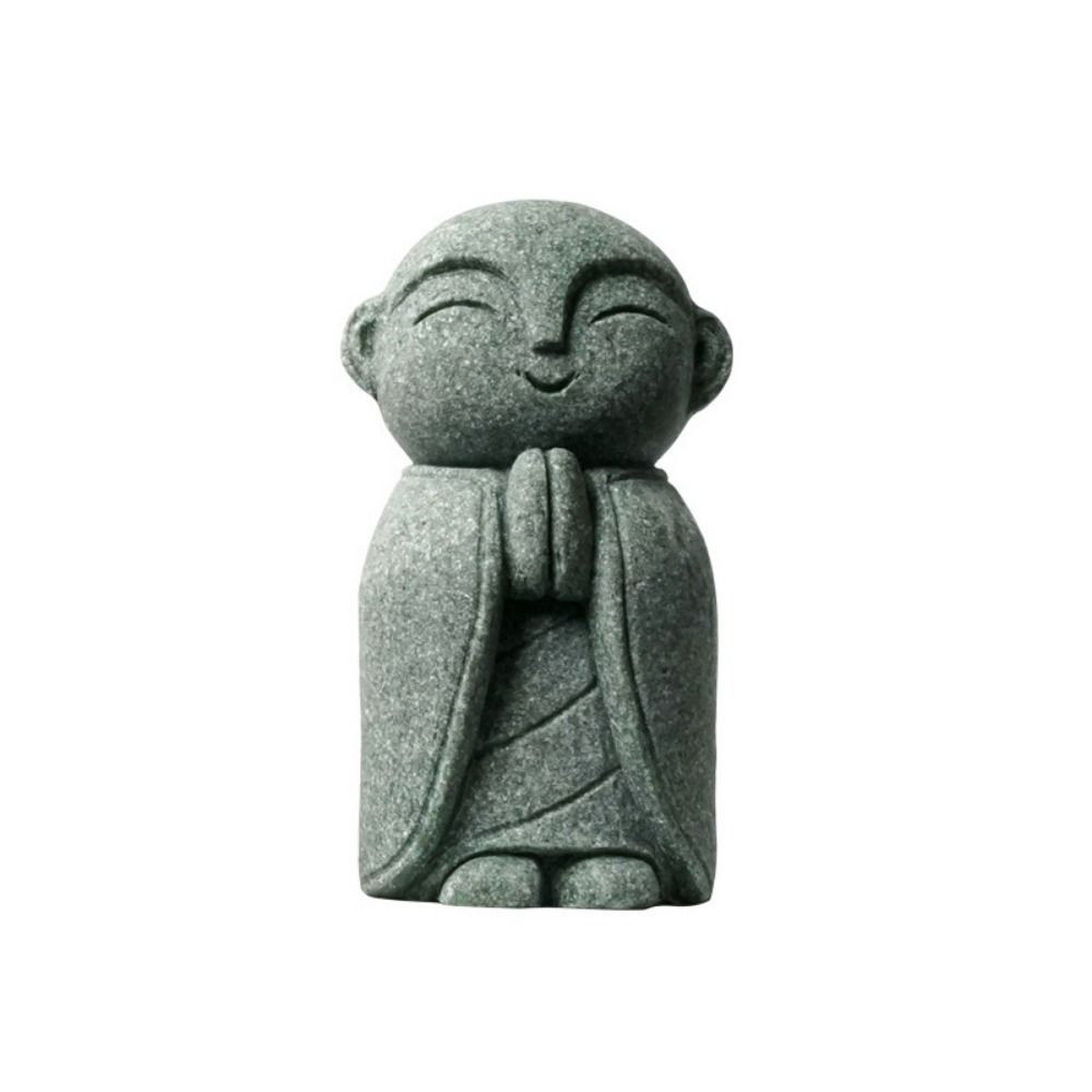 Handmade Buddha Statue Exquisite Zen Garden Ornament Little Monks Figurine  Aquarium Decor