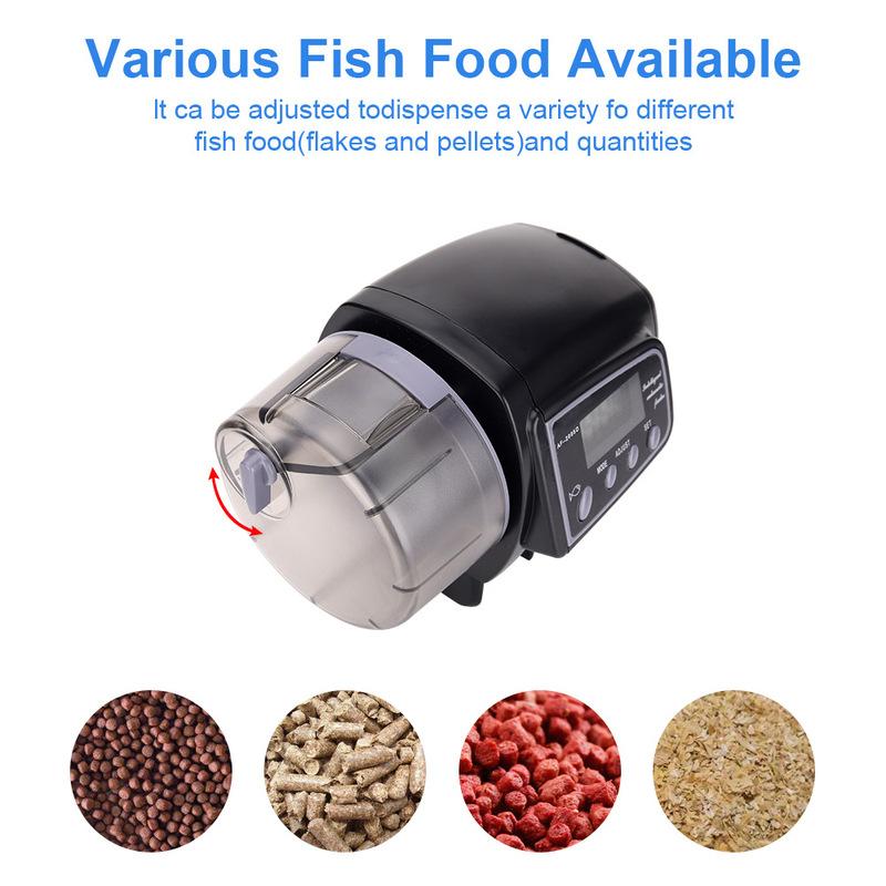 1-4 Day Timed Fish Tank Automatic Feeder Goldfish Feeder Aquarium Feed Feeder (original Package Does Not Contain AA Batteries)