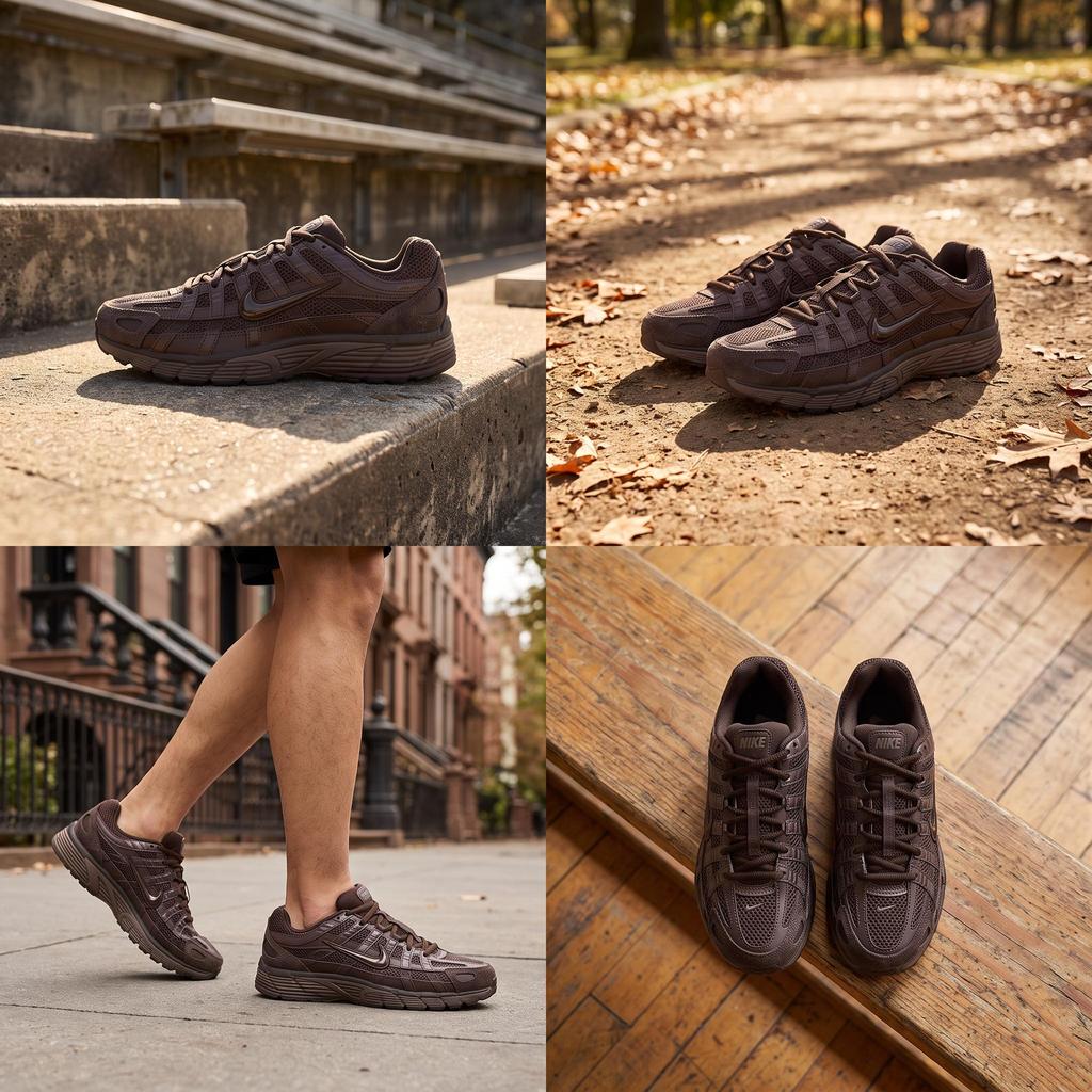 Nike P-6000 SE Бархатно-коричневый Железный камень Мужские кроссовки HF0015-204