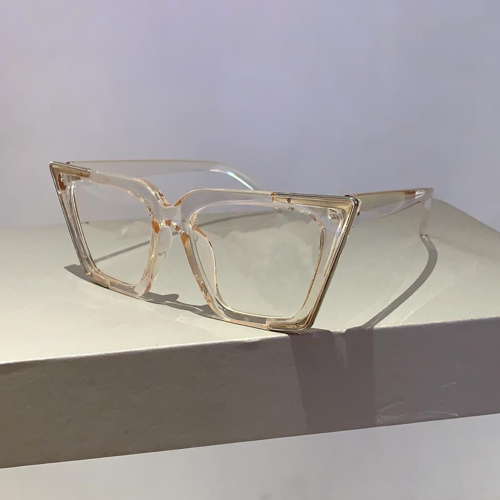 Винтажные очки оверсайз Женская мода Кошачий глаз Блокировка синего света Очки Шикарный конфетный цвет Очки без диоптрий