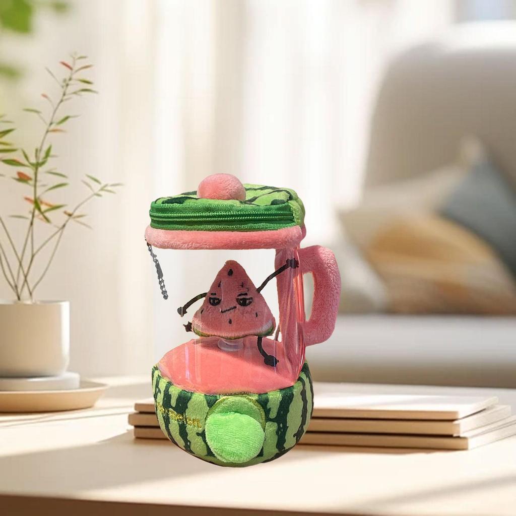 Fruit Juicer Plush Toy Cute Novelty Portable, Fruit Doll,Soft, Stuffed for Kids Boys Girls