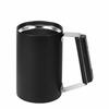 Vacuum Insulated Beer Mug, 360ml, Keeps Hot and Cold, Fits Whole Cans, Stainless Steel, Black, BLKP, AZ-5142