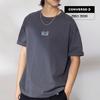 Converse Summer Short Sleeve Beach Tee Dark Gray Uck176 Gda