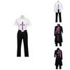Высококачественный костюм для косплея Супер Данган Ронпа Данганронпа 2 Гандаму Танака, униформа, пальто для восторженных фанатов