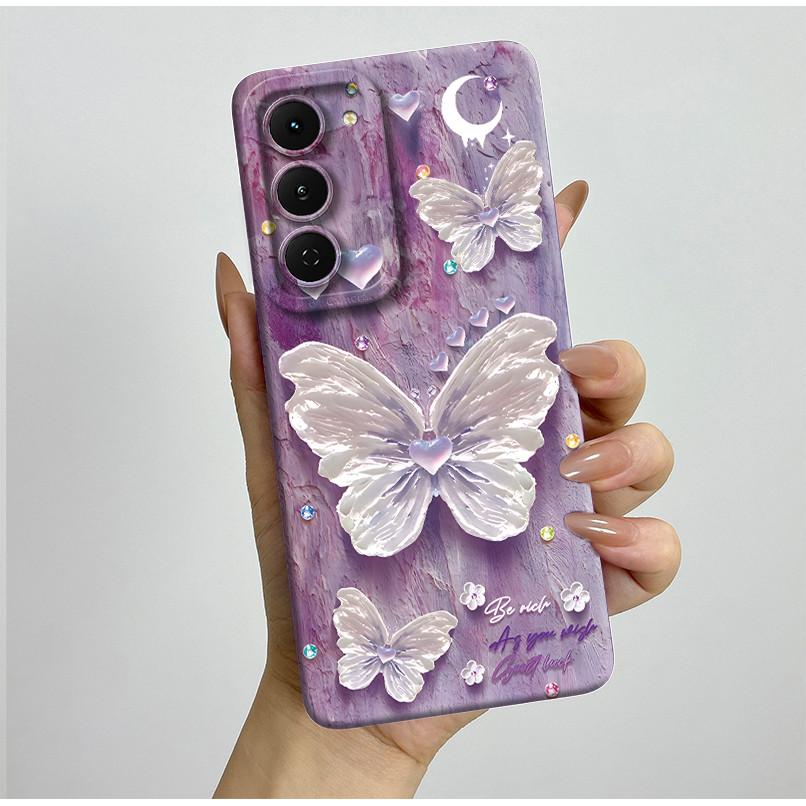 Чехол для Tecno Spark 40 Pro 40Pro+ Plus 4G Эстетичный Цветочный Чехол для Телефона Тонкий Жидкий Силикон Защита от Падений Мягкий Чехол