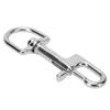 Stainless Steel Diving Single Ended Snap Clips Single Eye Bolt Snap Hooks Buckle100mm 3.9in