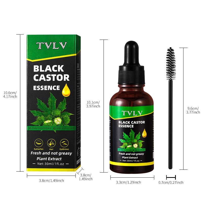 Black Castor Essence Jamaica Scalp Essence Eyelash Hair Care Body Oil