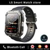 New C20 Pro Smart Watch Men Voice Assistant BT Wireless Call Business Outdoor Sports IP68 Waterproof Wristwatch For Android iOS