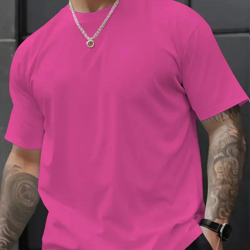 Новая летняя мужская модная футболка, индивидуальная, базовая, универсальная, с принтом, мужская футболка, топ